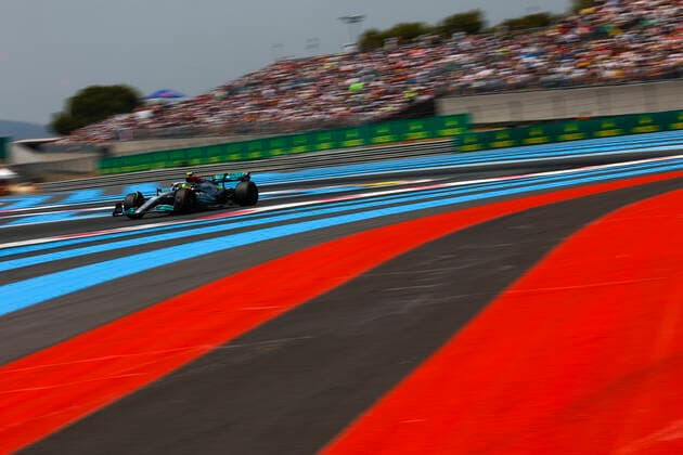 44 Lewis Hamilton GBR, Mercedes AMG Petronas F1 Team , F1 Grand Prix of France at Circuit Paul Ricard on July 23, 2022 in Le Castellet, France Photo by HOCH ZWEI Le Castellet France