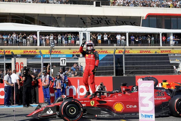 FORMULA 1 LENOVO GRAND PRIX DE FRANCE 2021 23 07 2022, Circuit Paul Ricard, Le Castellet, FORMULA 1 LENOVO GRAND PRIX DE FRANCE 2021 , in the picture pole position for Charles Leclerc MCO , Scuderia Ferrari nordphotoxGmbHx xBratic nph00250