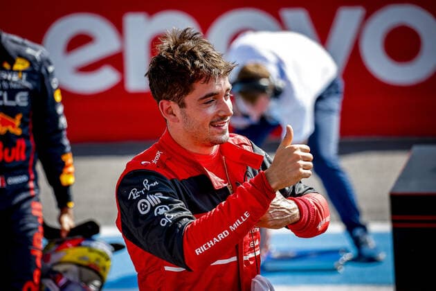 LECLERC Charles (mco), Scuderia Ferrari F1-75, portrait during the Formula 1 Lenovo Grand Prix de France, French Grand Prix 2022, 12th round of the 2022 FIA Formula One World Championship, WM, Weltmeisterschaft from July 22 to 24, 2022 on the Circuit Paul Ricard, in Le Castellet, France - F1 - FRENCH GRAND PRIX 2022 DPPI Panoramic  0012202805627