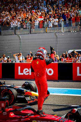 LECLERC Charles (mco), Scuderia Ferrari F1-75, portrait during the Formula 1 Lenovo Grand Prix de France, French Grand Prix 2022, 12th round of the 2022 FIA Formula One World Championship, WM, Weltmeisterschaft from July 22 to 24, 2022 on the Circuit Paul Ricard, in Le Castellet, France - F1 - FRENCH GRAND PRIX 2022 DPPI Panoramic  0012202805589