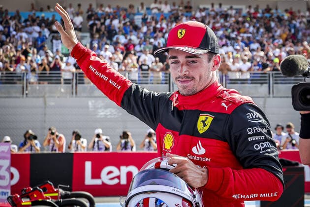 LECLERC Charles (mco), Scuderia Ferrari F1-75, portrait during the Formula 1 Lenovo Grand Prix de France, French Grand Prix 2022, 12th round of the 2022 FIA Formula One World Championship, WM, Weltmeisterschaft from July 22 to 24, 2022 on the Circuit Paul Ricard, in Le Castellet, France - F1 - FRENCH GRAND PRIX 2022 DPPI Panoramic  0012202805030