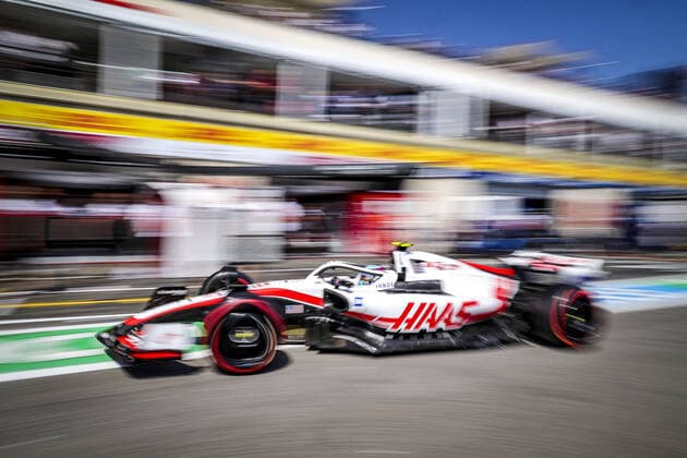 47 SCHUMACHER Mick (ger), Haas F1 Team VF-22 Ferrari, action during the Formula 1 Lenovo Grand Prix de France, French Grand Prix 2022, 12th round of the 2022 FIA Formula One World Championship, WM, Weltmeisterschaft from July 22 to 24, 2022 on the Circuit Paul Ricard, in Le Castellet, France - F1 - FRENCH GRAND PRIX 2022 DPPI Panoramic  0012202804980