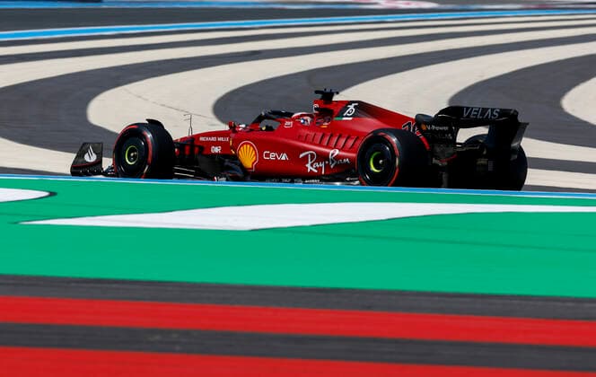 16 Charles Leclerc MCO, Scuderia Ferrari , F1 Grand Prix of France at Circuit Paul Ricard on July 23, 2022 in Le Castellet, France Photo by HOCH ZWEI Le Castellet France
