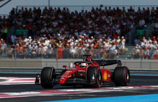 16 Charles Leclerc MCO, Scuderia Ferrari , F1 Grand Prix of France at Circuit Paul Ricard on July 23, 2022 in Le Castellet, France Photo by HOCH ZWEI Le Castellet France