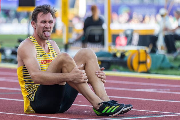 Sport Themen der Woche KW29 World Athletics Championships Oregon 22; United States of America, 23.07.2022 Niklas KAUL of GERMANY (GER) after the 400 m in the mens decathlon a the World Athletics Championships Oregon 22 in Eugene, on Saturday, July 23, 2022 *** World Athletics Championships Oregon 22 United States of America, 23 07 2022 Niklas KAUL of GERMANY GER after the 400 m in the mens decathlon a the World Athletics Championships Oregon 22 in Eugene, on Saturday, July 23, 2022 Copyright: xBEAUTIFULxSPORTS OlafxRellischx
