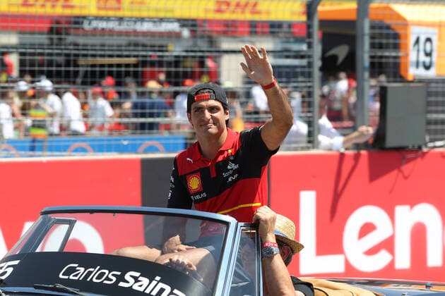 jul 24 2022 Le Castellet, France - F1 2022 France GP - DRIVE PARADE - Carlos Sainz (SPA) Ferrari F1-75  Copyright: xGinoxAllegritti AvensImagesx xipx xLivexMediax 0