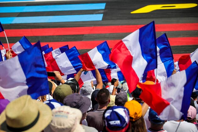 Fans, F1 Grand Prix of France at Circuit Paul Ricard on July 24, 2022 in Le Castellet, France Photo by HOCH ZWEI Le Castellet France
