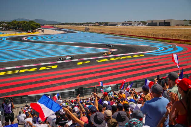 44 Lewis Hamilton GBR, Mercedes AMG Petronas F1 Team , 4 Lando Norris GBR, McLaren F1 Team , 63 George Russell GBR, Mercedes AMG Petronas F1 Team , F1 Grand Prix of France at Circuit Paul Ricard on July 24, 2022 in Le Castellet, France Photo by HOCH ZWEI Le Castellet France