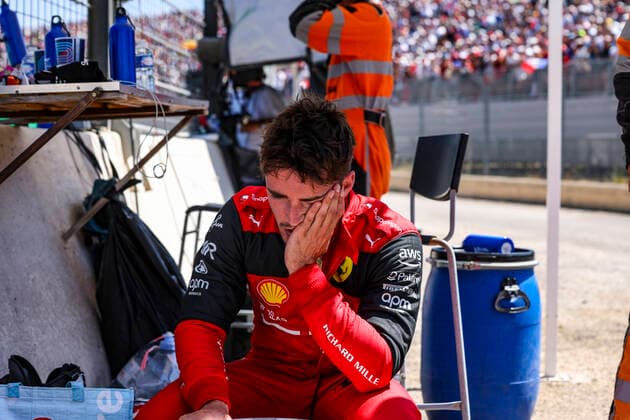16 Charles Leclerc MCO, Scuderia Ferrari , F1 Grand Prix of France at Circuit Paul Ricard on July 24, 2022 in Le Castellet, France Photo by HOCH ZWEI Le Castellet France