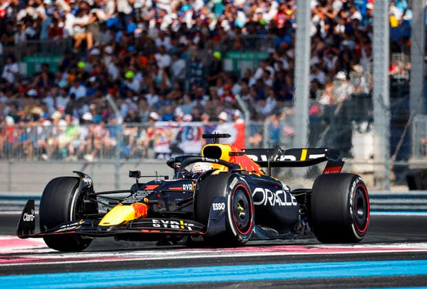 1 Max Verstappen NLD, Oracle Red Bull Racing , F1 Grand Prix of France at Circuit Paul Ricard on July 24, 2022 in Le Castellet, France Photo by HOCH ZWEI Le Castellet France