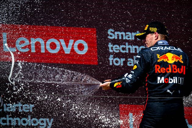 LE CASTELLET, FRANCE: Max Verstappen, racing for the Red Bull Racing team during the 2022 Formula 1 French Grand Prix at the Circuit Paul Ricard in Le Castellet, France.