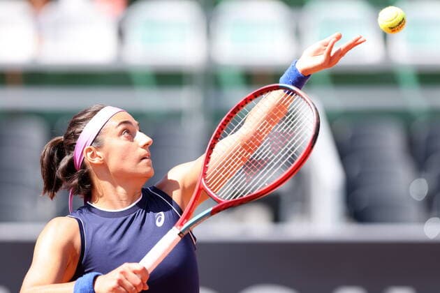 WARSZAWA 25.07.2022 TURNIEJ TENISOWY BNP PARIBAS POLAND OPEN --- WOMENS WTA, Tennis Damen TENNIS TOURNAMENT BNP PARIBAS POLAND OPEN IN WARSAW CAROLINE GARCIA FOT. PIOTR KUCZA FOTOPYK NEWSPIX.PL --- Newspix.pl  220725PYK018