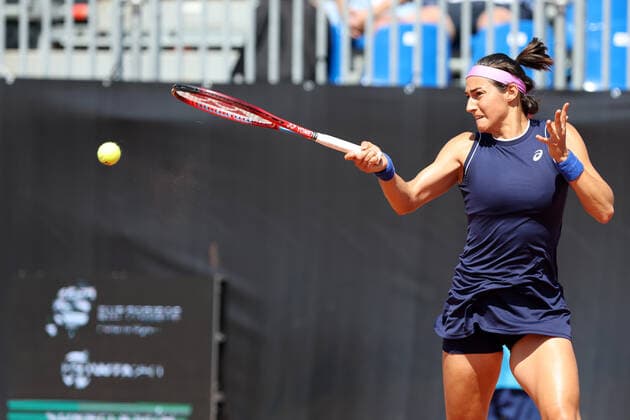 WARSZAWA 25.07.2022 TURNIEJ TENISOWY BNP PARIBAS POLAND OPEN --- WOMENS WTA, Tennis Damen TENNIS TOURNAMENT BNP PARIBAS POLAND OPEN IN WARSAW CAROLINE GARCIA FOT. PIOTR KUCZA FOTOPYK NEWSPIX.PL --- Newspix.pl  220725PYK021
