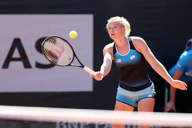 WARSZAWA 25.07.2022 TURNIEJ TENISOWY BNP PARIBAS POLAND OPEN --- WOMENS WTA, Tennis Damen TENNIS TOURNAMENT BNP PARIBAS POLAND OPEN IN WARSAW KATERINA SINIAKOVA FOT. PIOTR KUCZA FOTOPYK NEWSPIX.PL --- Newspix.pl  220725PYK095