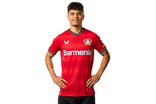 Ayman Azhil Bayer 04 Leverkusen 1 BL, Porträttermin 2022 2023,