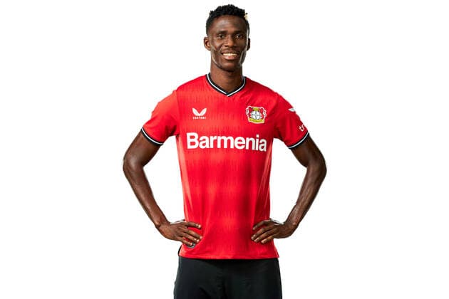 Odilon Kossounou Bayer 04 Leverkusen 1 BL, Porträttermin 2022 2023,