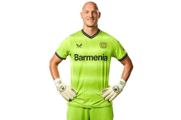 Niklas Lomb Bayer 04 Leverkusen 1 BL, portrait date 2022 2023,