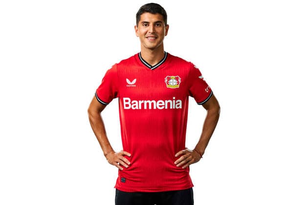 Exequiel Palacios Bayer 04 Leverkusen 1 BL, Porträttermin 2022 2023,