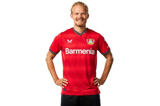 Joel Pohjanpalo Bayer 04 Leverkusen 1 BL, Porträttermin 2022 2023,