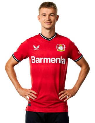Daley Sinkgraven Bayer 04 Leverkusen 1 BL, portrait date 2022 2023,