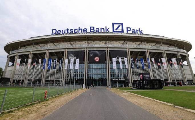 Mandatory Credit: Photo by Simon Dael Shutterstock (12925375d) A general view of the stadium Eintracht Frankfurt v West Ham United, UEFA Europa League, Semi Final, Second Leg, Football, Deutsche Bank Park, Frankfurt, Germany - 05 May 2022 EDITORIAL USE ONLY No use with unauthorised audio, video, data, fixture lists, club league logos or live services. Online in-match use limited to 120 images, no video emulation. No use in betting, games or single club league player publications. Eintracht Frankfurt v West Ham United, UEFA Europa League, Semi Final, Second Leg, Football, Deutsche Bank Park, Frankfurt, Germany - 05 May 2022 EDITORIAL USE ONLY No use with unauthorised audio, video, data, fixture lists, club league logos or live services. Online in-match use limited to 120 images, no video emulation. No use in betting, games or single club league player publications.  Copyright: xSimonxDael Shutterstockx 12925375d
