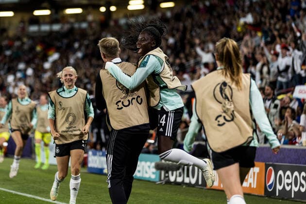 Football, Womens EURO 2022, Germany - France, more than 12 million watched the semifinals