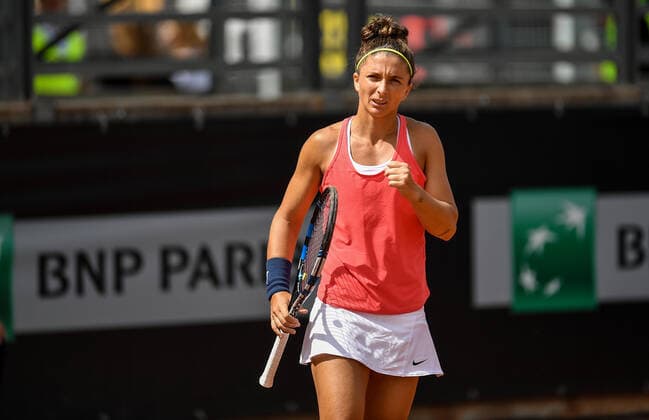 2022.07.27 Warszawa Tenis Mecz: Sara Errani - Arantxa Rus WTA250 BNP Paribas Poland Open N z Sara Errani Foto Lukasz Sobala PressFocus 2022.07.27 Warsaw Tennis Match: Sara Errani - Arantxa Rus Sara Errani Credit: Lukasz Sobala PressFocus NEWSPIX.PL --- Newspix.pl POLAND OUT!  20220727PF_LS037