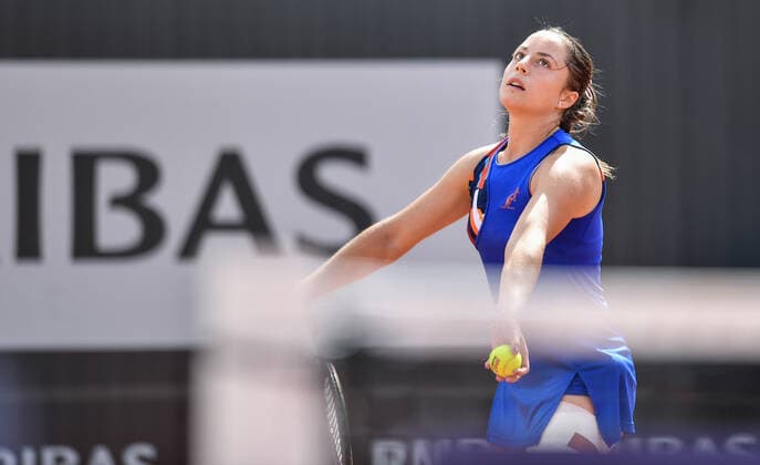 2022.07.27 Warszawa Tenis Mecz: Elisabetta Cocciaretto - Martyna Kupka WTA250 BNP Paribas Poland Open N z Elisabetta Cocciaretto Foto Lukasz Sobala PressFocus 2022.07.27 Warsaw Tennis Match: Elisabetta Cocciaretto - Martyna Kupka Elisabetta Cocciaretto Credit: Lukasz Sobala PressFocus NEWSPIX.PL --- Newspix.pl POLAND OUT!  20220727PF_LS084