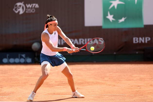 WARSZAWA 28.07.2022 TURNIEJ TENISOWY BNP PARIBAS POLAND OPEN --- WOMENS WTA, Tennis Damen TENNIS TOURNAMENT BNP PARIBAS POLAND OPEN IN WARSAW CAROLINE GARCIA FOT. PIOTR KUCZA FOTOPYK NEWSPIX.PL --- Newspix.pl  220728PYK008