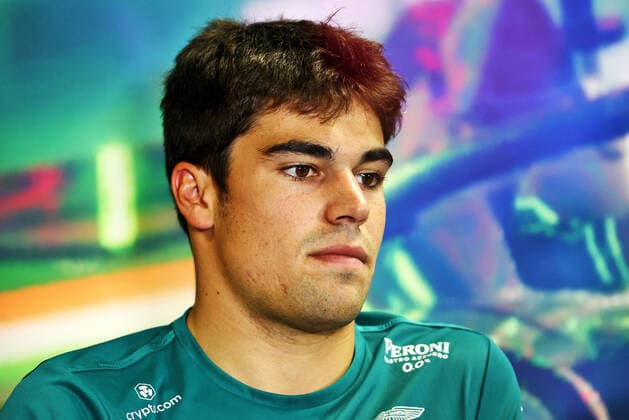STROLL Lance (can), Aston Martin F1 Team AMR22, portrait press conference, PK, Pressekonferenz during the Formula 1 Aramco Magyar Nagydij 2022, Hungarian Grand Prix 2022, 12th round of the 2022 FIA Formula One World Championship, WM, Weltmeisterschaft from July 28 to 31, 2022 on the Hungaroring, in Mogyorod, Hungary - F1 - HUNGARIAN GRAND PRIX 2022 DPPI Panoramic LC1_1657
