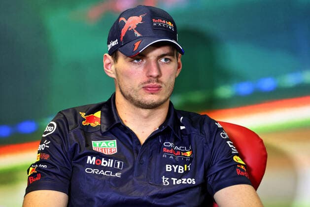 VERSTAPPEN Max (ned), Red Bull Racing RB18, portrait press conference, PK, Pressekonferenz during the Formula 1 Aramco Magyar Nagydij 2022, Hungarian Grand Prix 2022, 12th round of the 2022 FIA Formula One World Championship, WM, Weltmeisterschaft from July 28 to 31, 2022 on the Hungaroring, in Mogyorod, Hungary - F1 - HUNGARIAN GRAND PRIX 2022 DPPI Panoramic LC1_1681