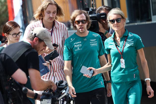 F1 Hungarian Grand Prix Previews Sebastian Vettel of Aston Martin Aramco walks the paddock ahead of the Formula 1 Hungarian Grand Prix at Hungaroring in Budapest, Hungary on July 28, 2022. Budapest Hungary  Copyright: xJakubxPorzyckix originalFilename:porzycki-f1hungar220728_nppeH.jpg