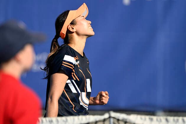 Nao Hibino of Japan plays against Czech Barbora Krejcikova during the Livesport Prague Open WTA, Tennis Damen women’s tennis tournament, round of 16 match in Prague, Czech Republic, July 28, 2022. (CTKxPhoto MichalxKamaryt) CTKPhotoP2022072806308  kmt