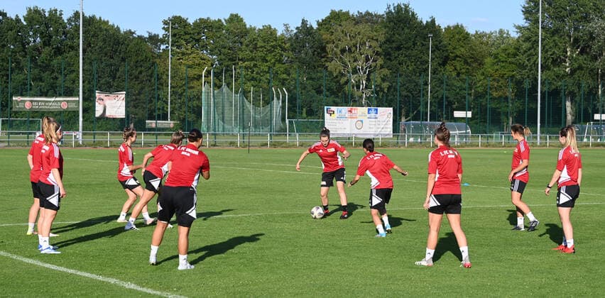 Football, women, season 2022 2023, Regionalliga Nordost, 1 FC Union Berlin, training, 28 07 2022, Copyright: xMatthiasxKochx