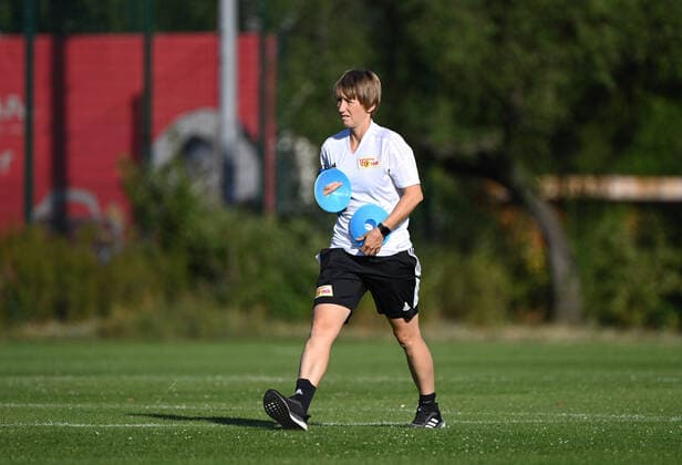 Football, women, season 2022 2023, Regionalliga Nordost, 1 FC Union Berlin, training, coach Ailien Poese 1 women 1 FC Union , 28 07 2022, Copyright: xMatthiasxKochx
