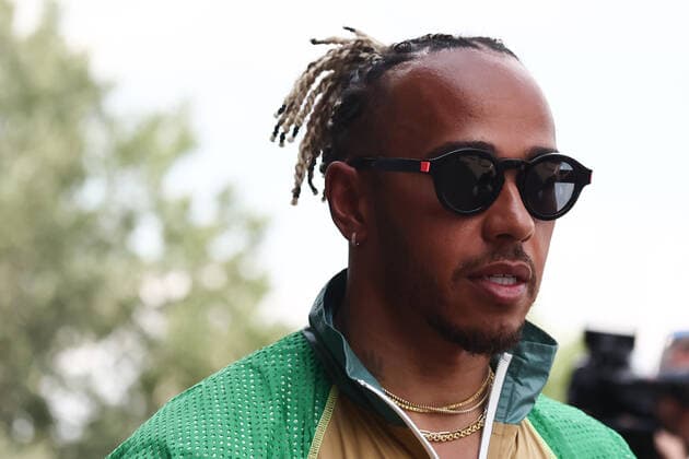 F1 Hungarian Grand Prix Practice Lewis Hamilton of Mercedes arrives ahead of the practice before the Formula 1 Hungarian Grand Prix at Hungaroring in Budapest, Hungary on July 29, 2022. Budapest Hungary  Copyright: xJakubxPorzyckix originalFilename:porzycki-f1hungar220729_npgZo.jpg