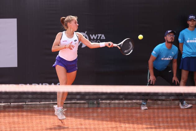 WARSZAWA 29.07.2022 TURNIEJ TENISOWY BNP PARIBAS POLAND OPEN --- WOMENS WTA, Tennis Damen 250 TENNIS TOURNAMENT BNP PARIBAS POLAND OPEN IN WARSAW MAJA CHWALINSKA FOT. ANNA KLEPACZKO FOTOPYK NEWSPIX.PL --- Newspix.pl POLAND OUT!  220729LUM020