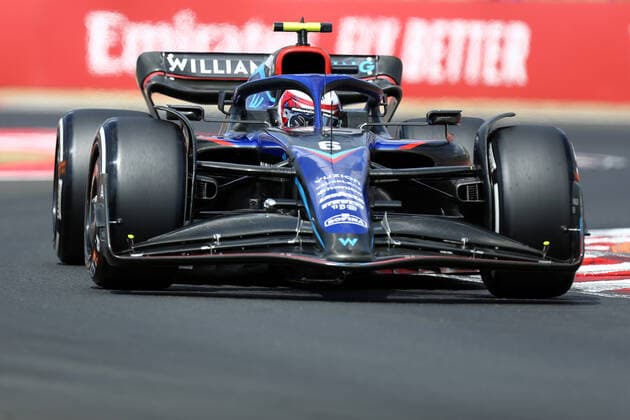 F1 Gran Prix of Hungary Nicholas Latifi of Williams on track during free practice 1 ahead of the F1 Grand Prix of Hungary. Mogyorod Hungaroring Hungary Copyright: xMarcoxCanonierox