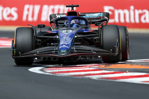 F1 Gran Prix of Hungary Alexander Albon of Williams on track during free practice 1 ahead of the F1 Grand Prix of Hungary. Mogyorod Hungaroring Hungary Copyright: xMarcoxCanonierox