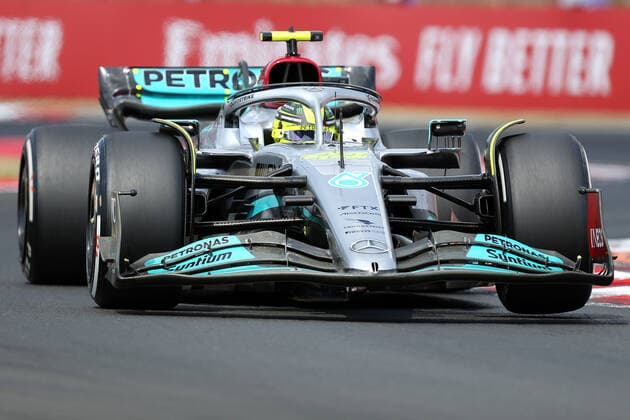 F1 Gran Prix of Hungary Lewis Hamilton of Mercedes AMG Petronas F1 Team on track during free practice 1 ahead of the F1 Grand Prix of Hungary. Mogyorod Hungaroring Hungary Copyright: xMarcoxCanonierox