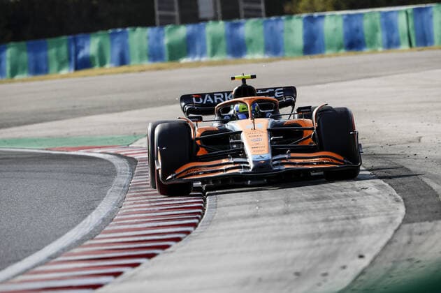 04 NORRIS Lando (gbr), McLaren F1 Team MCL36, action during the Formula 1 Aramco Magyar Nagydij 2022, Hungarian Grand Prix 2022, 12th round of the 2022 FIA Formula One World Championship, WM, Weltmeisterschaft from July 28 to 31, 2022 on the Hungaroring, in Mogyorod, Hungary - F1 - HUNGARIAN GRAND PRIX 2022 DPPI Panoramic  _V2_3463