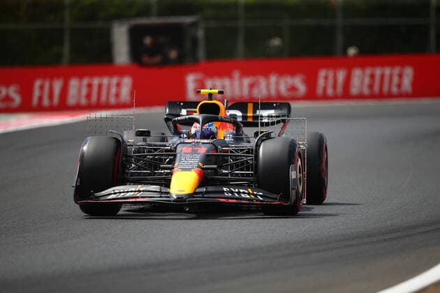 11 Sergio Perez, Red Bull Racing, Honda during the Hungarian GP, 28-31 July 2022 at Hungaroring, Formula 1 World Championship, WM, Weltmeisterschaft 2022. 29 07 2022 Photo Federico Basile Insidefoto federicoxbasile