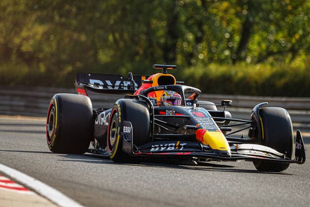 01 Max Verstappen Red Bull Racing Honda during the Hungarian GP, 28-31 July 2022 at Hungaroring, Formula 1 World Championship, WM, Weltmeisterschaft 2022. 29 07 2022 Photo Federico Basile Insidefoto federicoxbasile