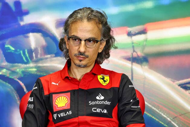 Laurent Mekies (FRA) Ferrari Sporting Director in the FIA press conference, PK, Pressekonferenz portrait during the Formula 1 Aramco Magyar Nagydij 2022, Hungarian Grand Prix 2022, 12th round of the 2022 FIA Formula One World Championship, WM, Weltmeisterschaft from July 28 to 31, 2022 on the Hungaroring, in Mogyorod, Hungary - F1 - HUNGARIAN GRAND PRIX 2022 DPPI Panoramic  LC1_5938