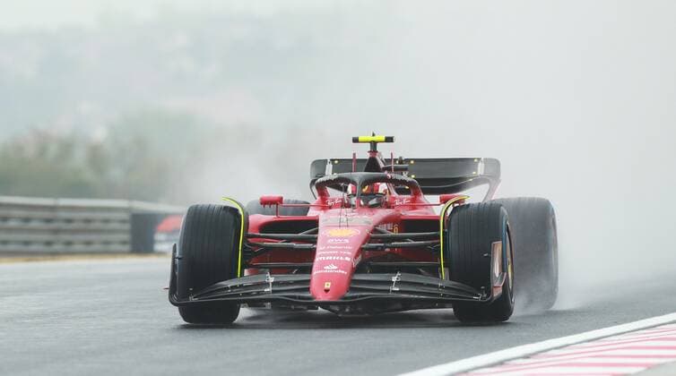 Carlos Sainz Ferrari , Hungarian Grand Prix 2022, Motorsport, Formula 1, 30 07 2022 Hungarian Grand Prix 2022, Motorsport, Formula 1, 30 07 2022 Budapest Copyright: xEibner-Pressefoto YannickxRebholzx EP_YRZ