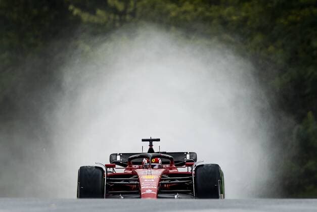 BUDAPEST Charles Leclerc Ferrari in action during the 3rd practice session ahead of the F1 Hungarian Grand Prix at the Hungaroring Circuit on July 30, 2022 in Budapest, Hungary REMKO DE WAAL Second practice 2022 xVIxANPxSportx xxANPxIVx 452479143 originalFilename: 452479143.jpg