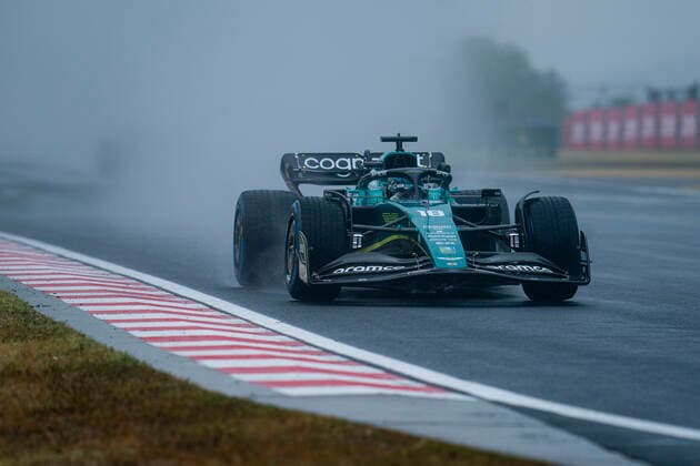 July 30, 2022, Mogyorod, Hungary: LANCE STROLL of Canada and Aston Martin F1 Team drives during the final practice of the 2022 FIA Formula 1 Hungarian Grand Prix at the Hungaroring in Mogyorod, near Budapest, Hungary. Mogyorod Hungary - ZUMAg147 20220730_zap_g147_005 Copyright: xJamesxGasperottix