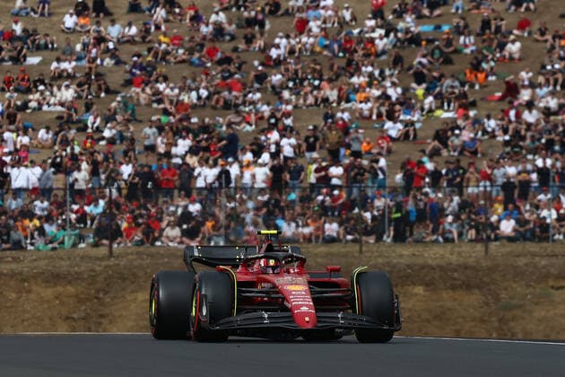 F1 Hungarian Grand Prix Qualifying Carlos Sainz of Ferrari during the qualifying for the Formula 1 Hungarian Grand Prix at Hungaroring in Budapest, Hungary on July 30, 2022. Budapest Hungary  Copyright: xJakubxPorzyckix originalFilename:porzycki-f1hungar220730_npYkO.jpg