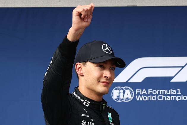 F1 Hungarian Grand Prix Qualifying George Russell of Mercedes after the qualifying for the Formula 1 Hungarian Grand Prix at Hungaroring in Budapest, Hungary on July 30, 2022. Budapest Hungary  Copyright: xJakubxPorzyckix originalFilename:porzycki-f1hungar220730_npc3e.jpg
