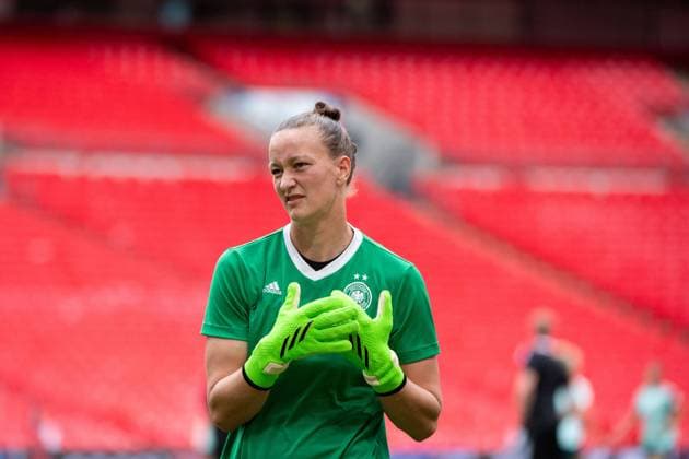 Almuth Schult Germany 12 , GBR, Final Training Germany, Football UEFA Womens EURO 2022, 30 07 2022 GBR, Final Training Germany, Football UEFA Womens EURO 2022, 30 07 2022 London Copyright: xEibner Memmlerx EP_MMR